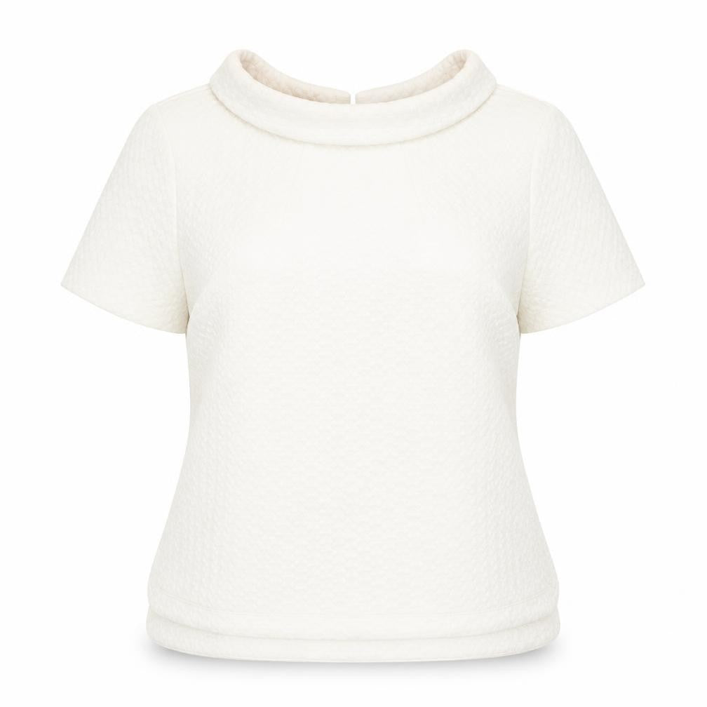 Boden Women's Ivory Collared Blouse Size 16
