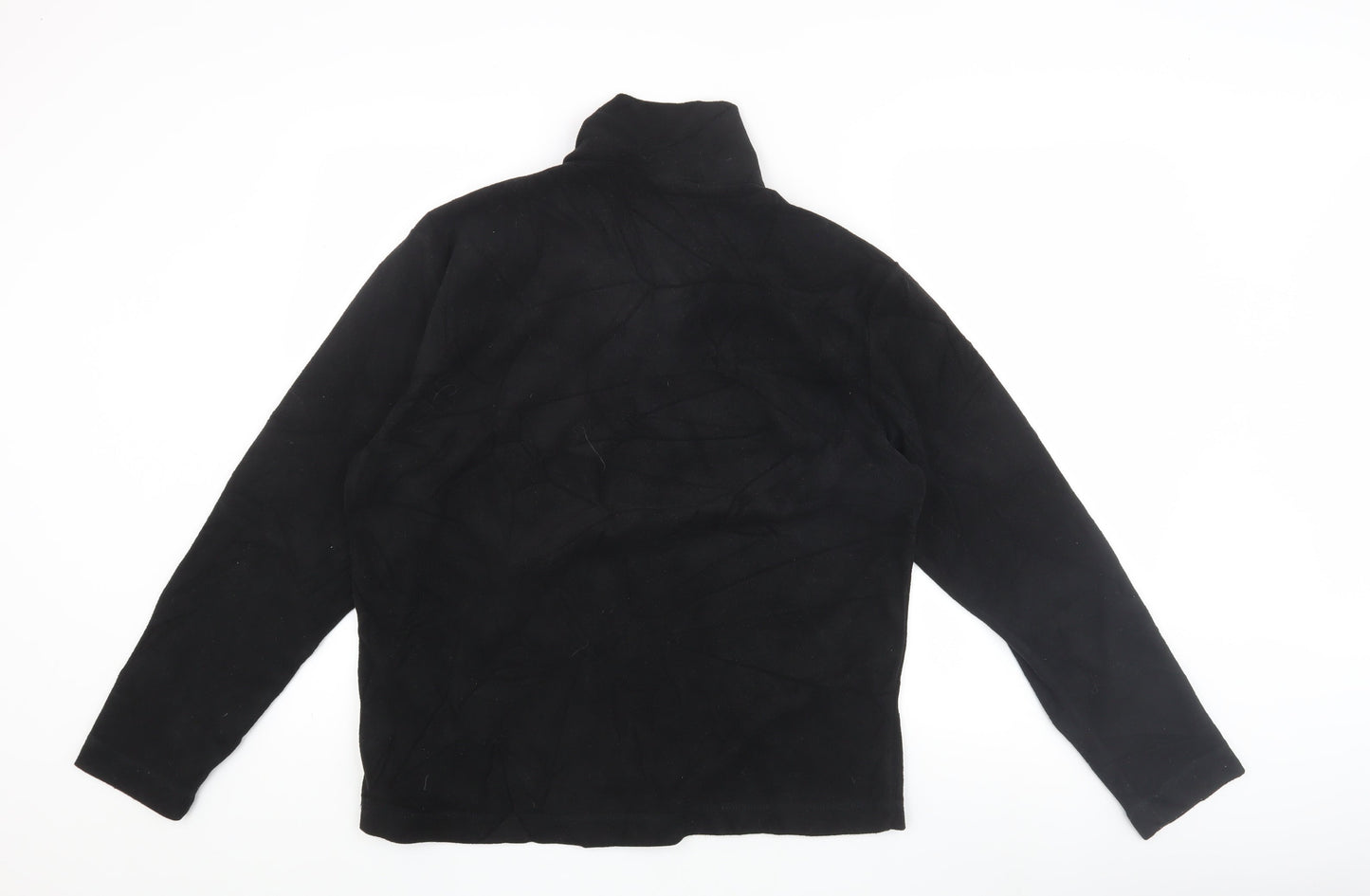 Campri Men's Black Fleece Pullover Sweatshirt - S