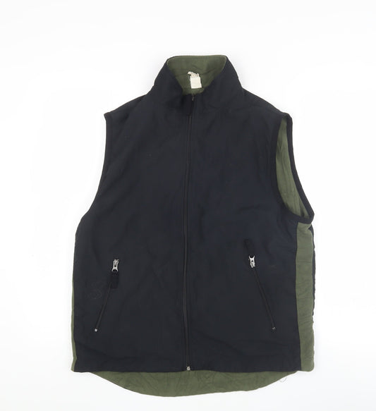 GAP Men's Black Reversible Waistcoat S - Casual Style