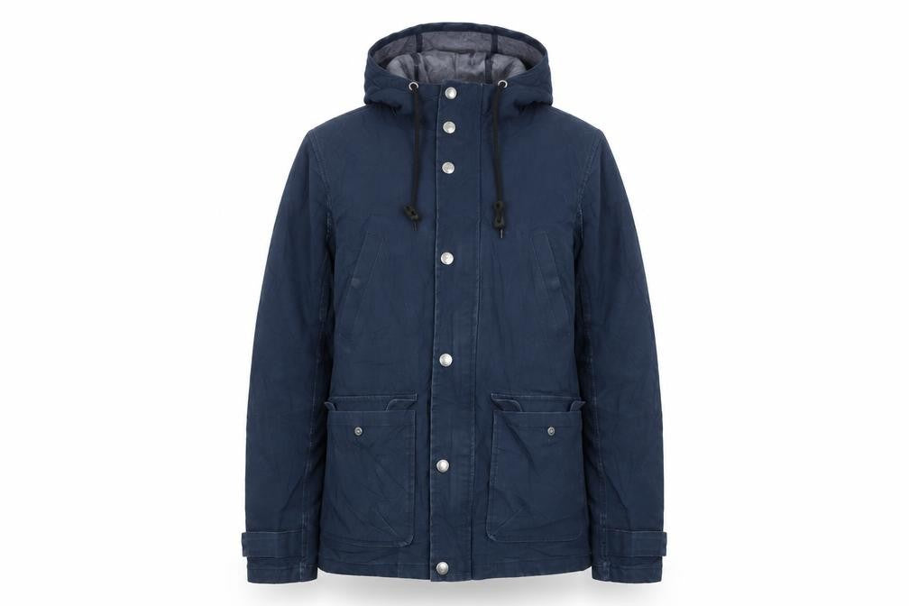 Threadbare Unisex Blue Parka Jacket S Hooded Casual