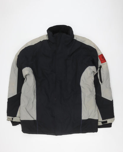 Additional front view of C&A Men's L Black Grey Ski Jacket
