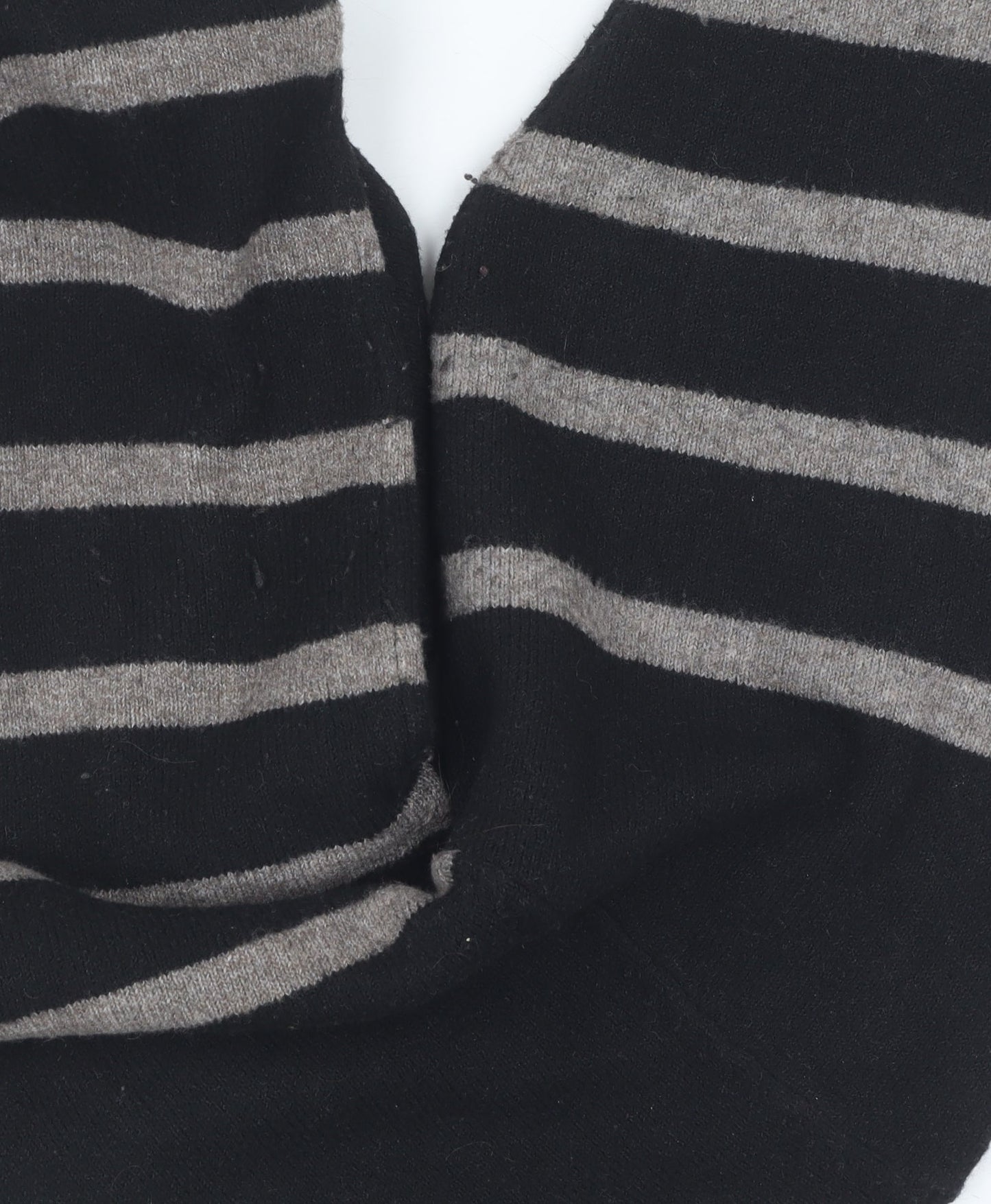 Marks and Spencer Women's Black Striped XL Pullover Jumper