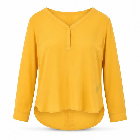Marks & Spencer Women's Yellow Blouse Size 12