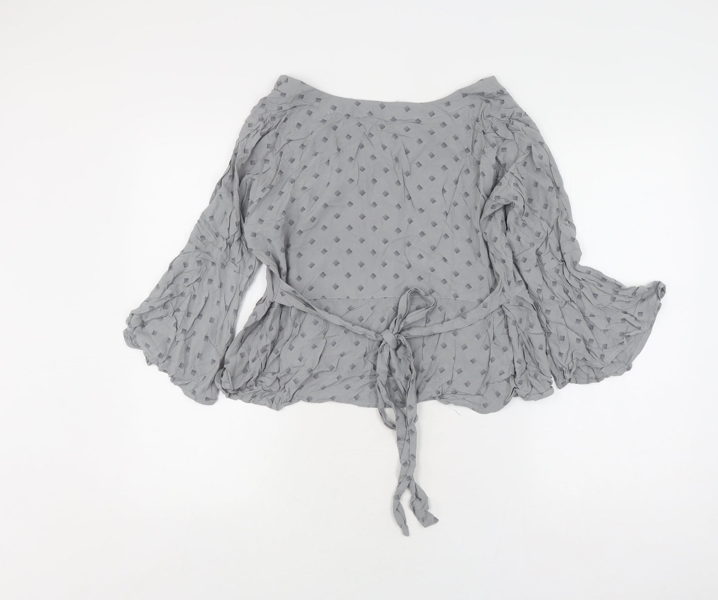 Mentor Women's Grey Tunic Blouse 2XL