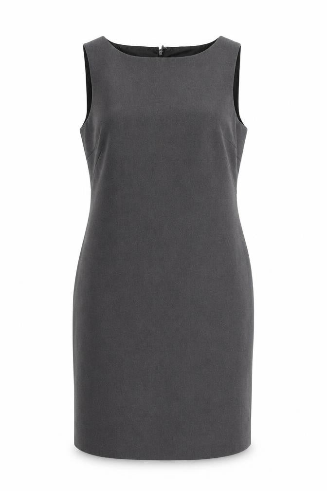 Next Petite Women Grey Sheath Dress Size 12
