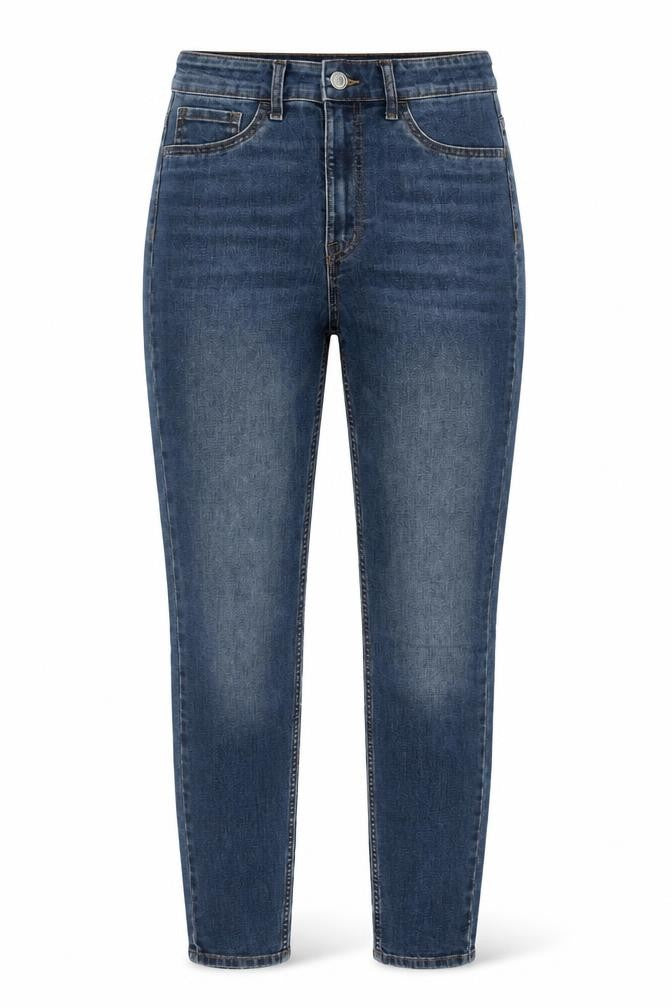 H&M Women's Blue Skinny Ankle Jeans, Size L