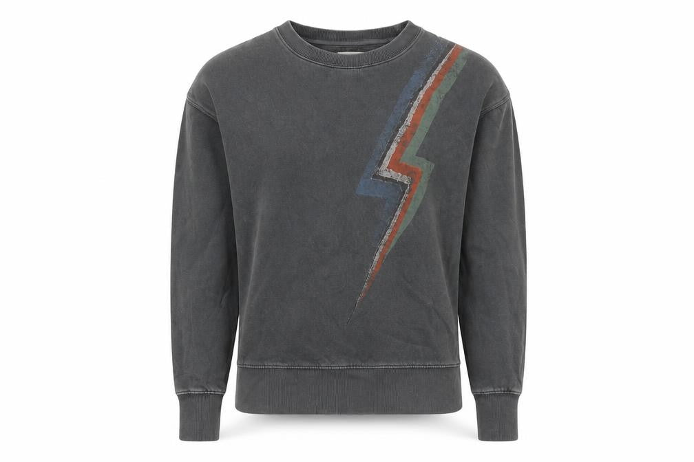 Hush Women’s Grey Graphic Pullover Jumper XS