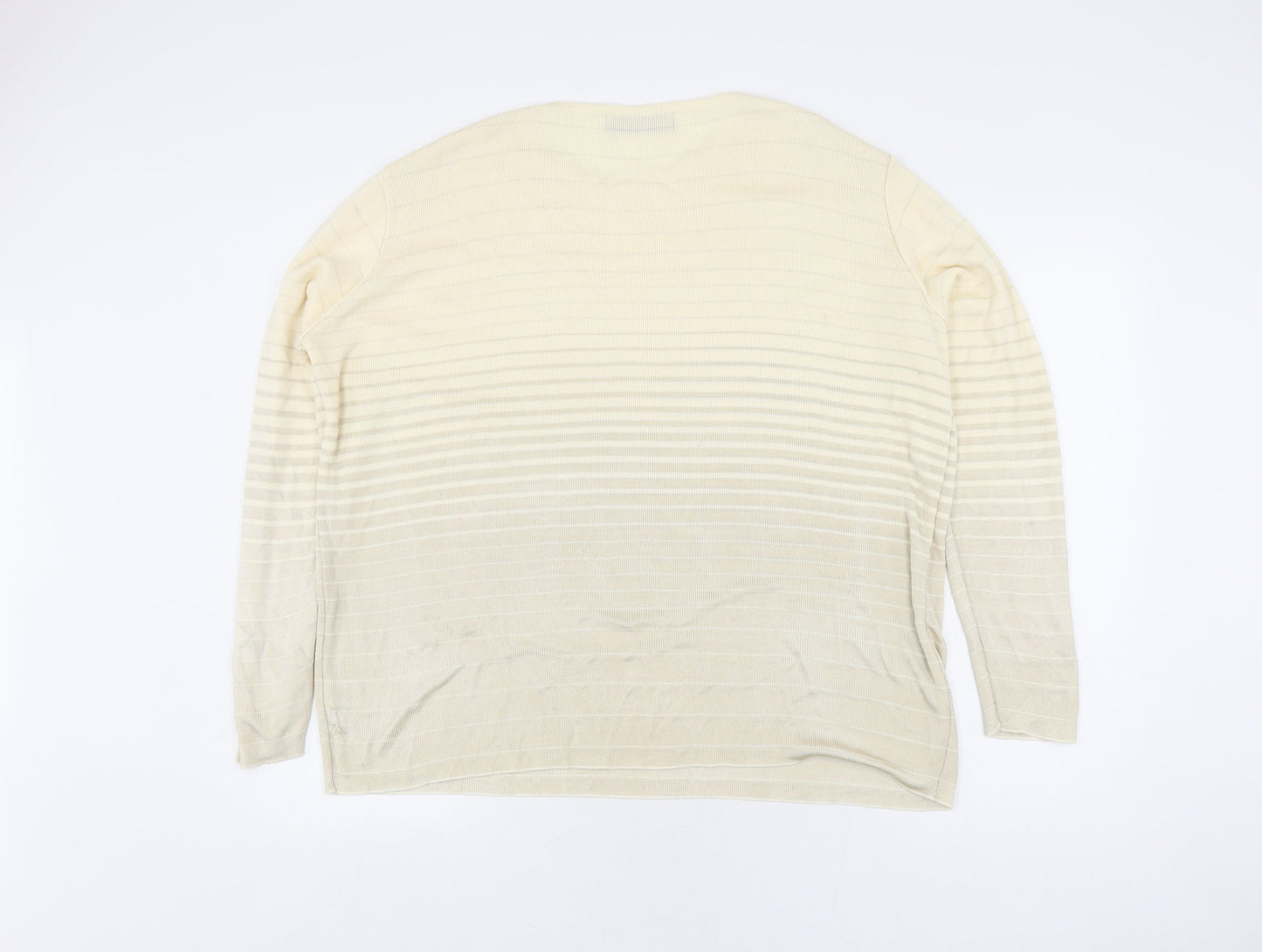 Debenhams Women's Beige Pullover Jumper Size 14