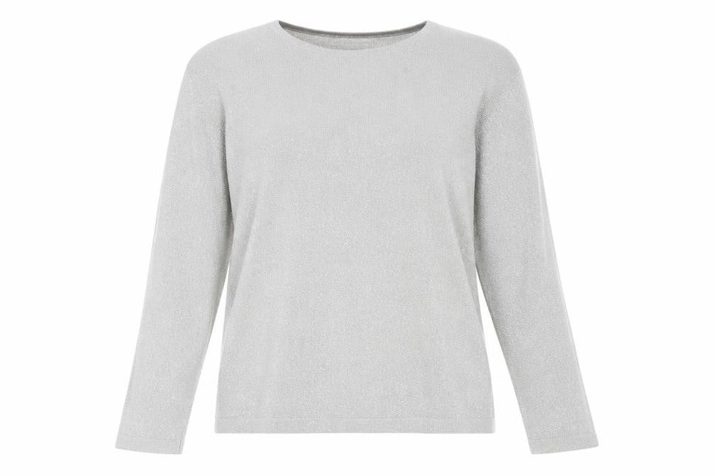 Jacques Vert Women’s Silver Pullover Jumper Size 2