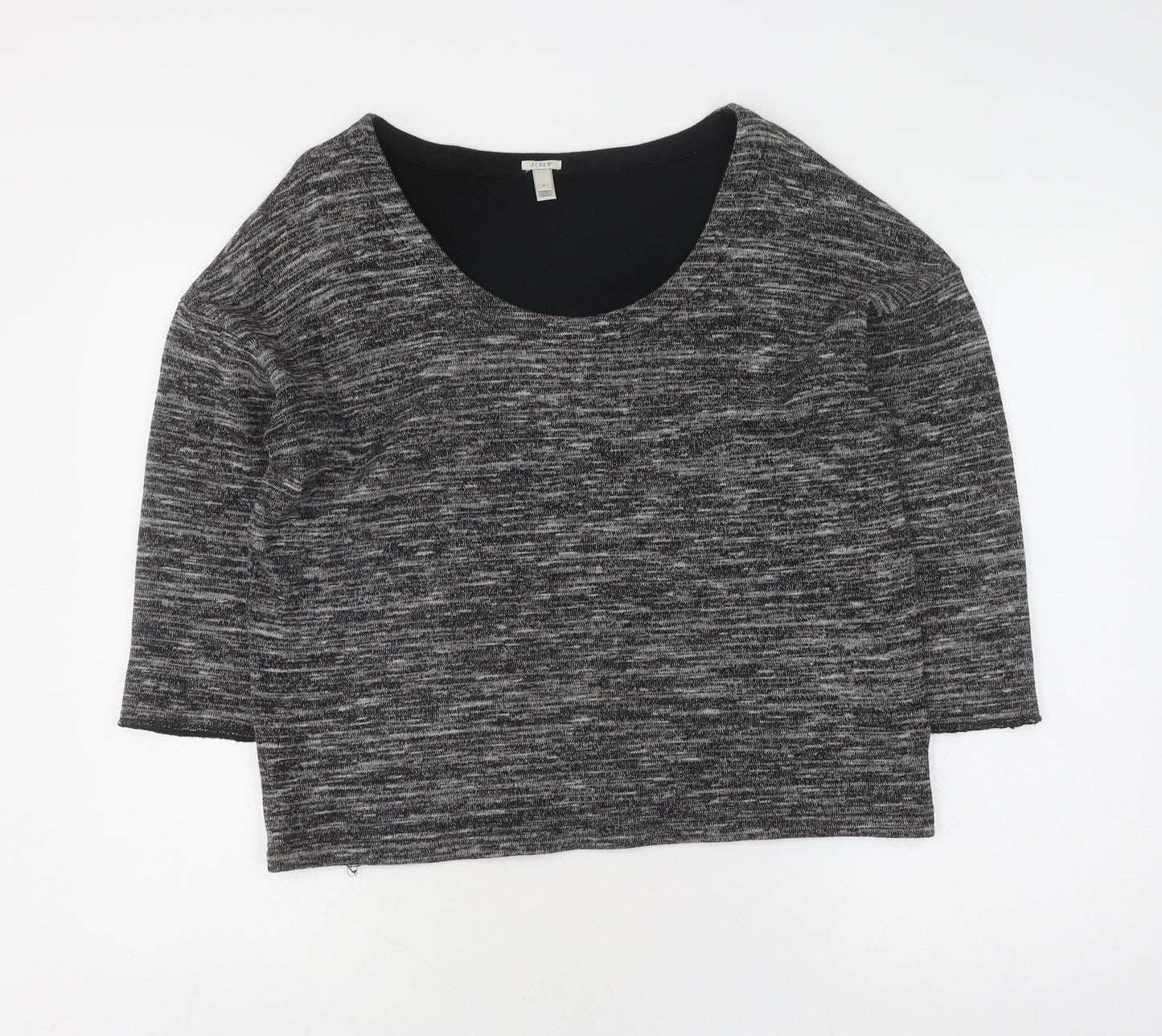Margaret M Women's Grey Knit Pullover Jumper