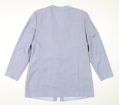 Jacques Vert Women's Blue Blazer Jacket UK 14