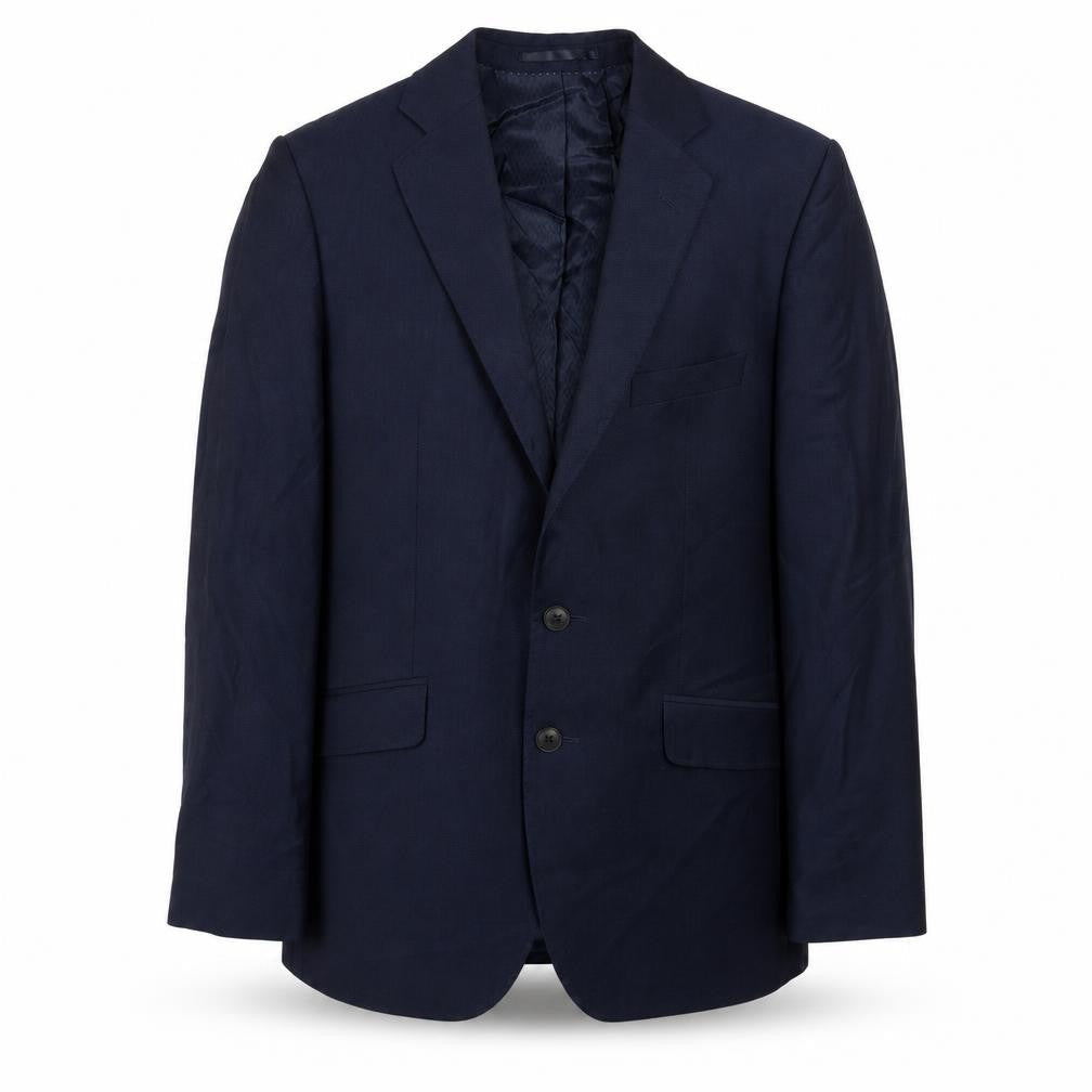 Jaeger Men's Blue Blazer, Size 40R, Wool, Formal
