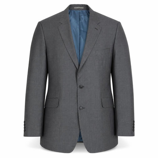 Centaur Men's Grey Blazer, 48, Long, Single-Breasted