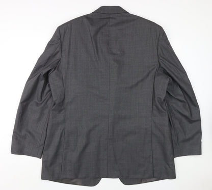 Austin Reed Men's Grey 46R Wool Blazer