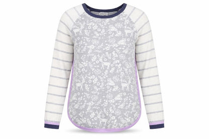 Front view of Mantaray Women's Multicoloured Fair Isle jumper