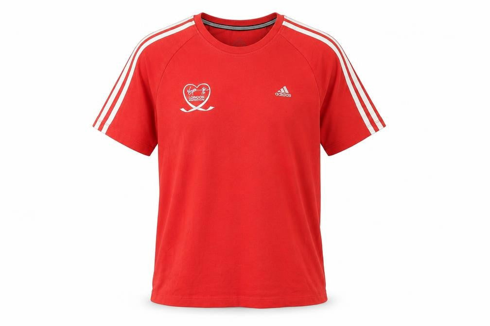Adidas Men's Red Crew Neck T-Shirt S
