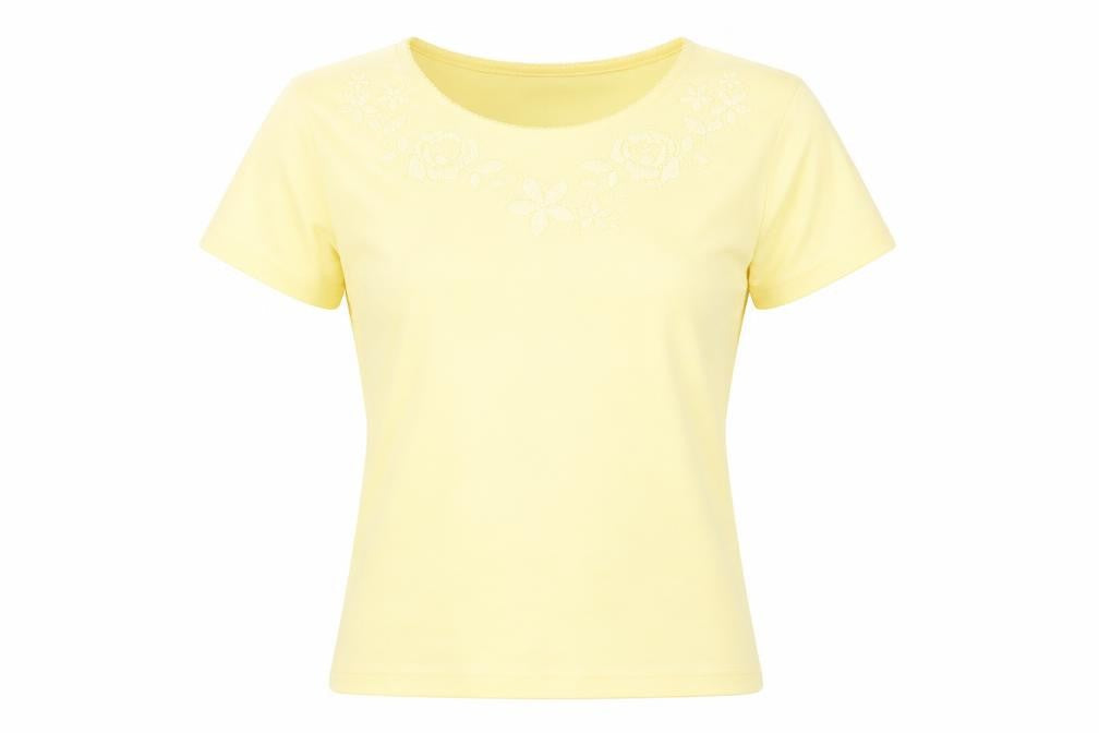 Honor Millburn Women's Yellow T-Shirt Size 10