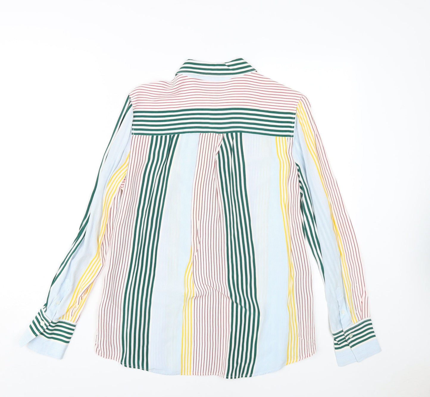 Tommy Hilfiger Women's Multicoloured Striped Button-Up, Size 6
