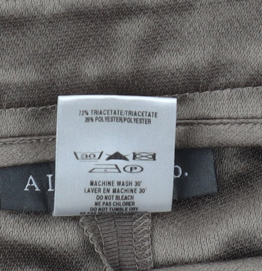 Alex & Co. Women's Brown Wide-Leg Trousers Size 10