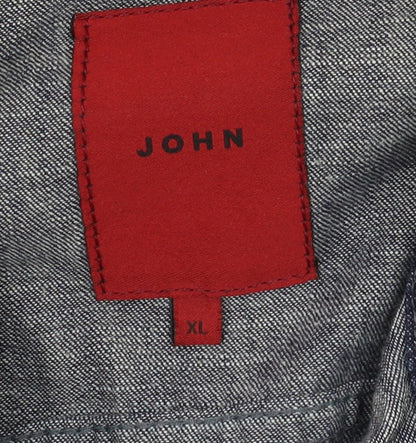 John Women's Blue Denim Basic Jacket XL Casual Wear