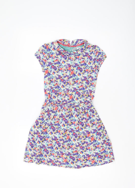 Johnnie b Girls Multicoloured Floral A-Line Dress 9-10 Years