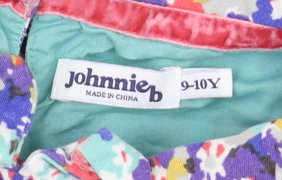 Johnnie b Girls Multicoloured Floral A-Line Dress 9-10 Years