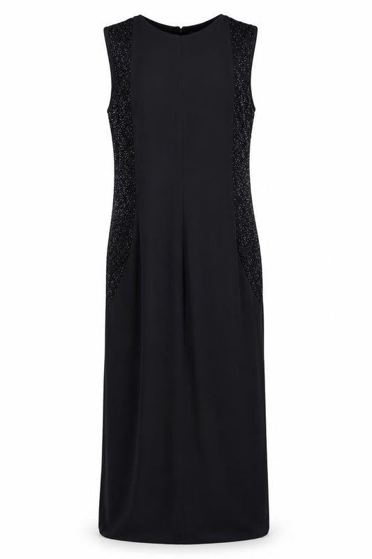 Windsmoor Women's Black Midi Sheath Dress, Size 14