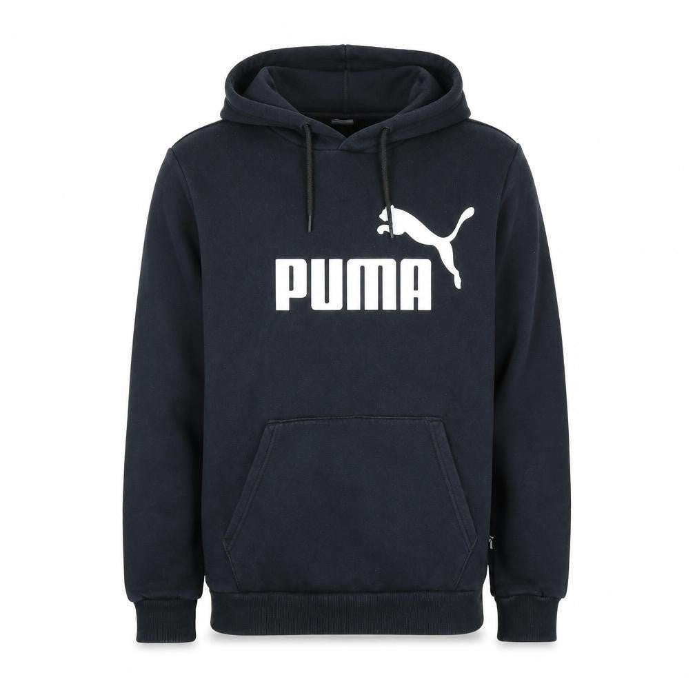 Puma Men's Black S Pullover Hoodie with Logo