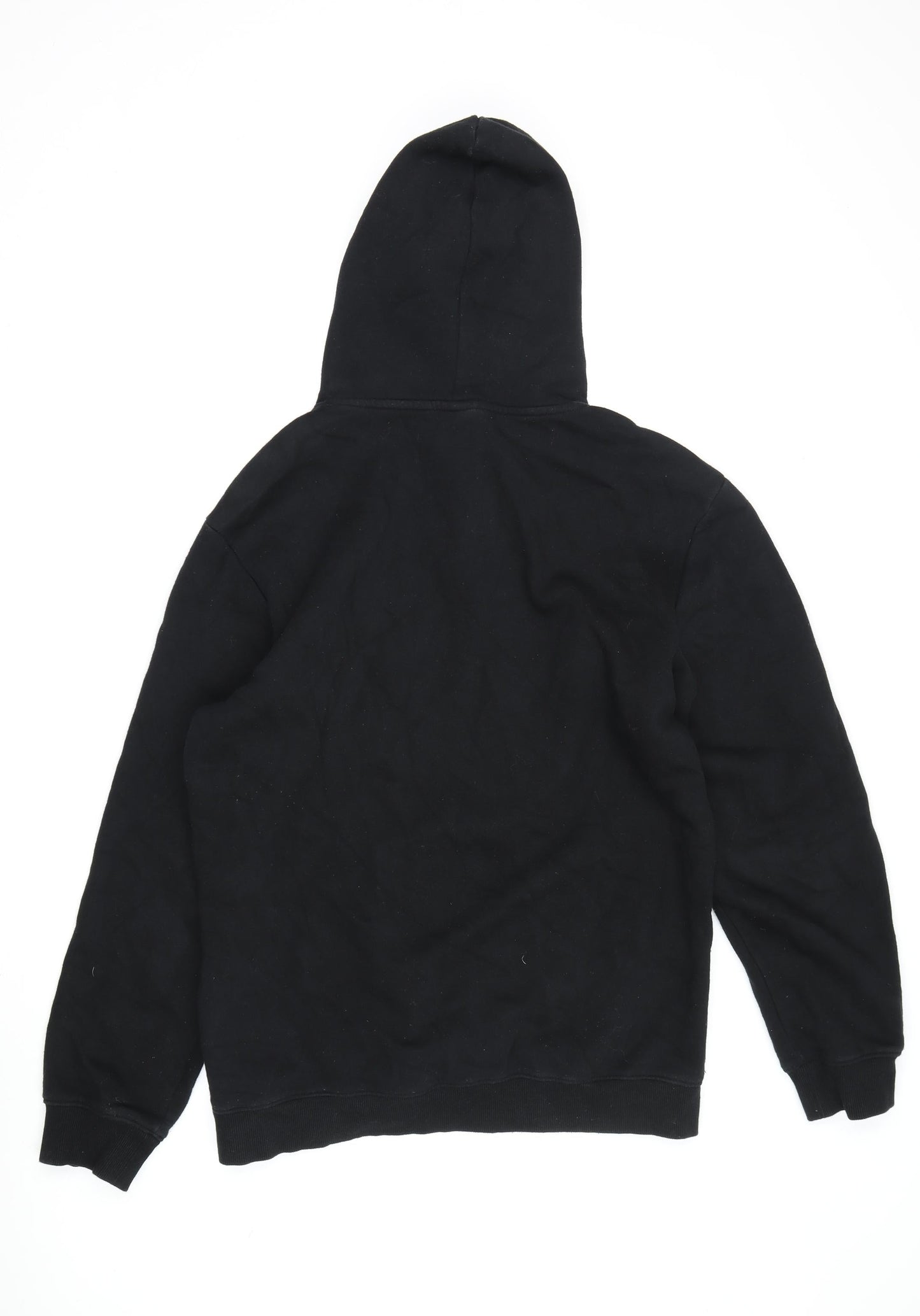 H&M Men's Black Graphic Pullover Hoodie M