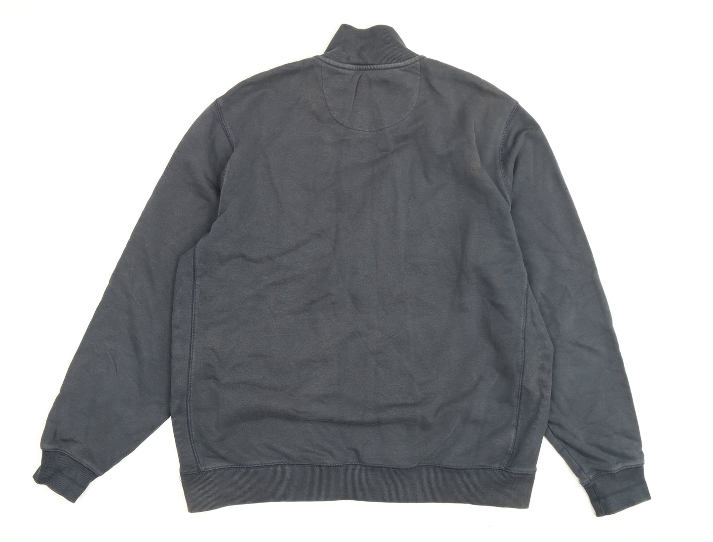 Original Penguin Men's Black XL Lightweight Half Zip Sweatshirt