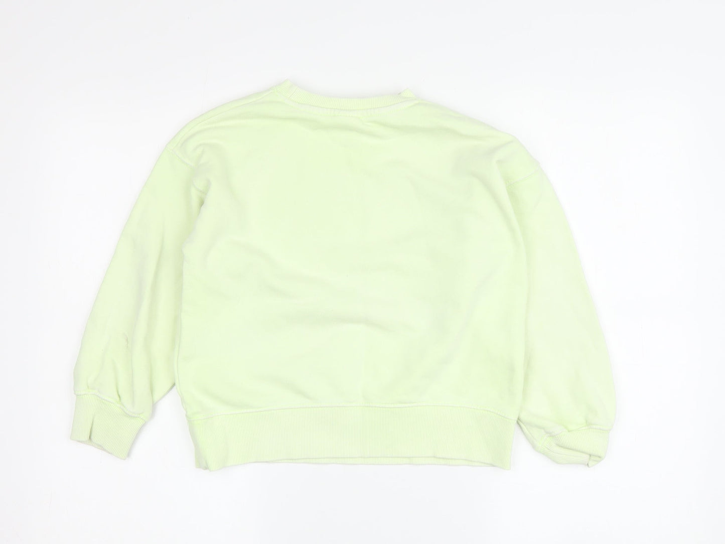 Zara Boys Green Pullover Sweatshirt Size 6-7 Years
