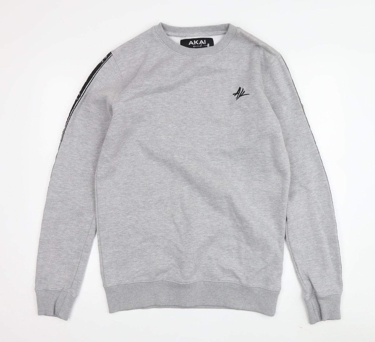AKAI Men's Grey Pullover Sweatshirt Small