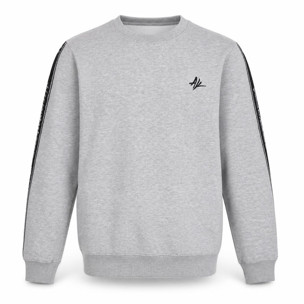 AKAI Men's Grey Pullover Sweatshirt Small