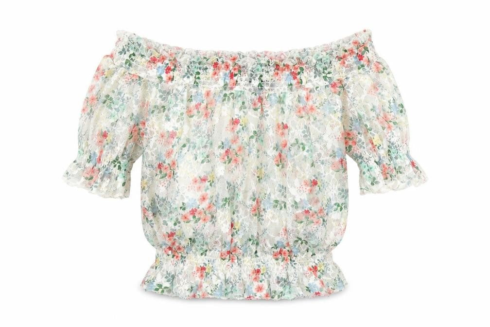 New Look Women's Floral Off Shoulder Blouse M