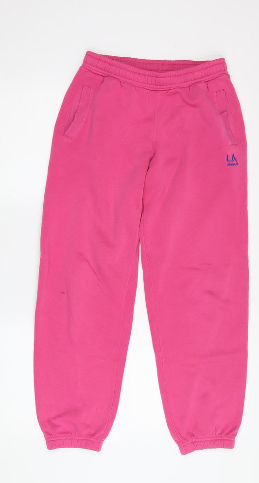 LA Gear Girls Pink Jogger Sweatpants Size 13