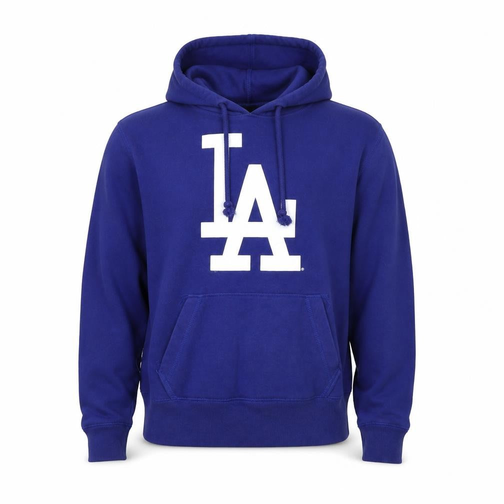 47 Men's Blue Pullover Hoodie M with Logo