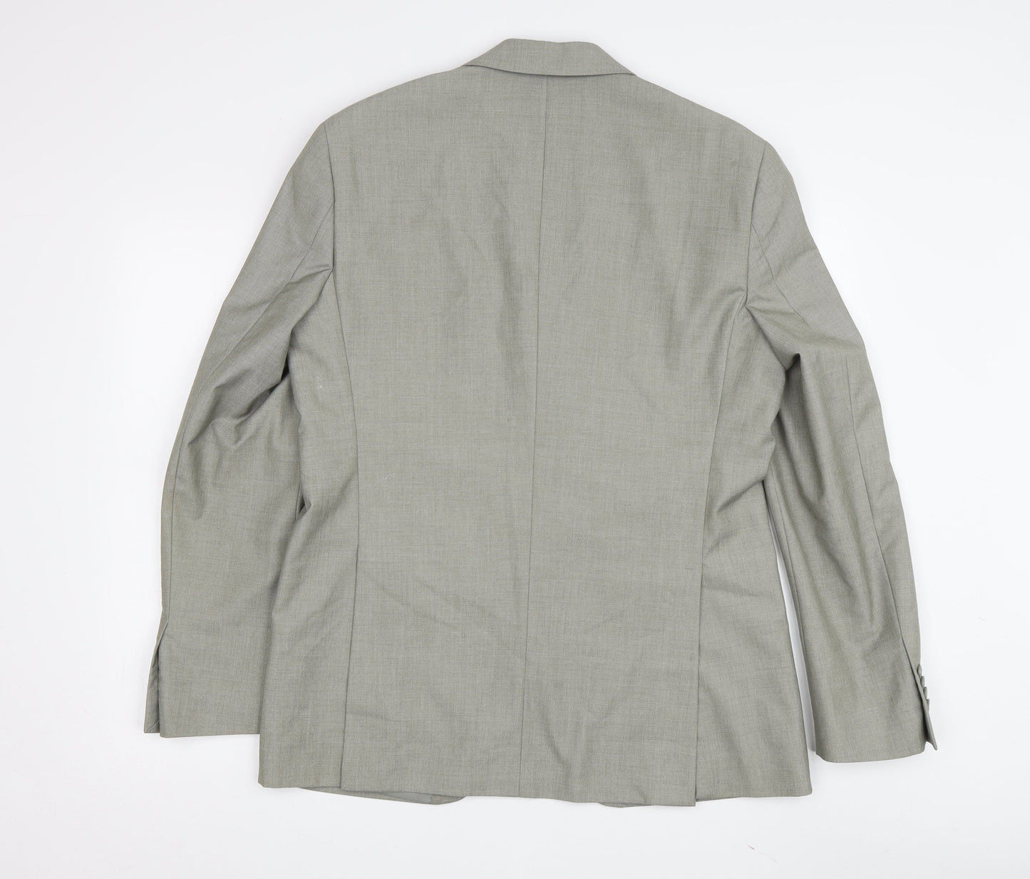 Dan John Men's Grey Blazer, Size 46, Formal Classic Style