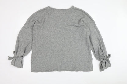 Back view of French Connection Women's Grey jumper, size S