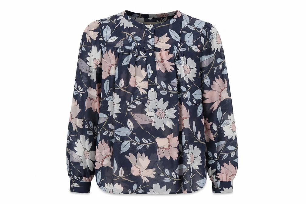 LOFT Women's Multicoloured Floral Blouse S