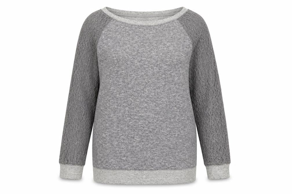 New Look Women's Grey Pullover Sweatshirt Size 14