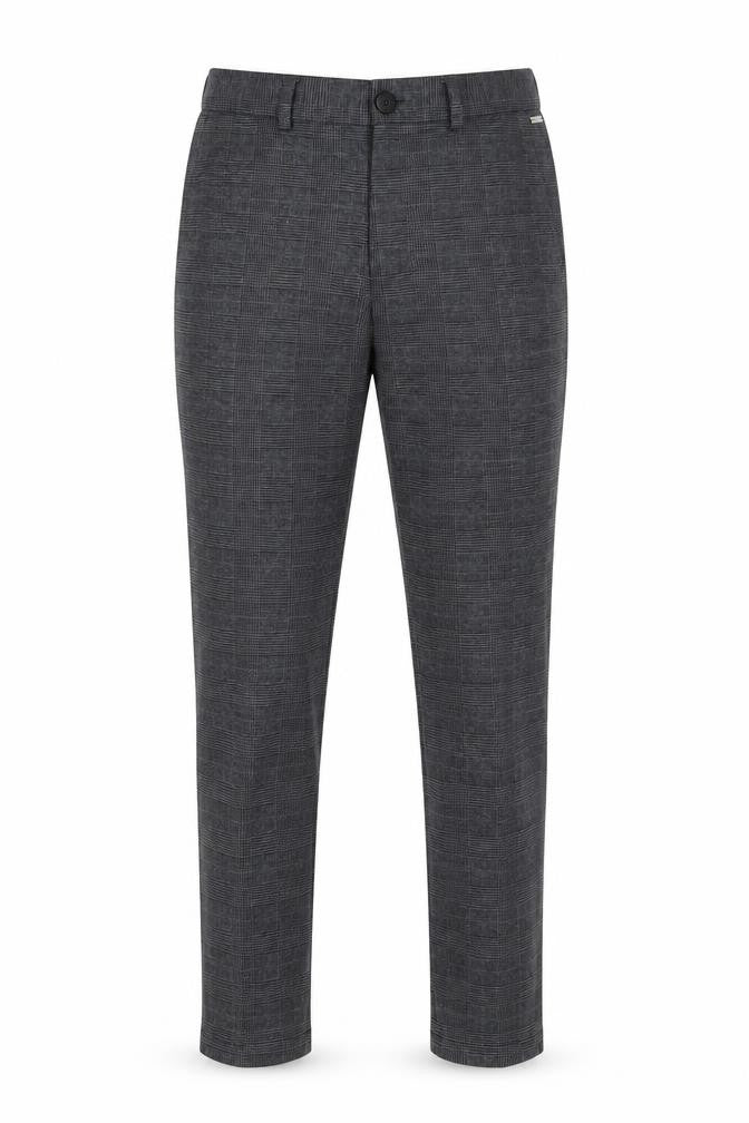 Jack & Jones Men's Grey Slim Chino Trousers M