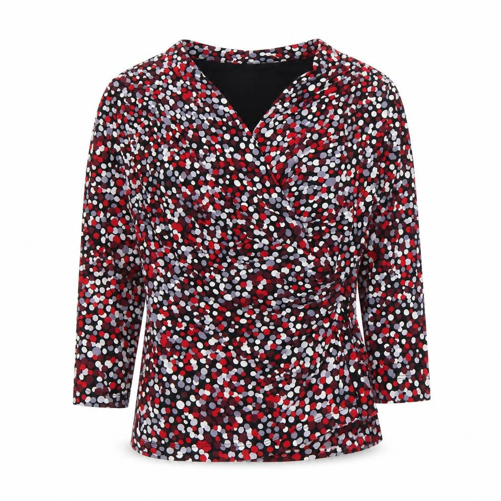 Country Casuals Women's Multicoloured Wrap Blouse, Size S Petites