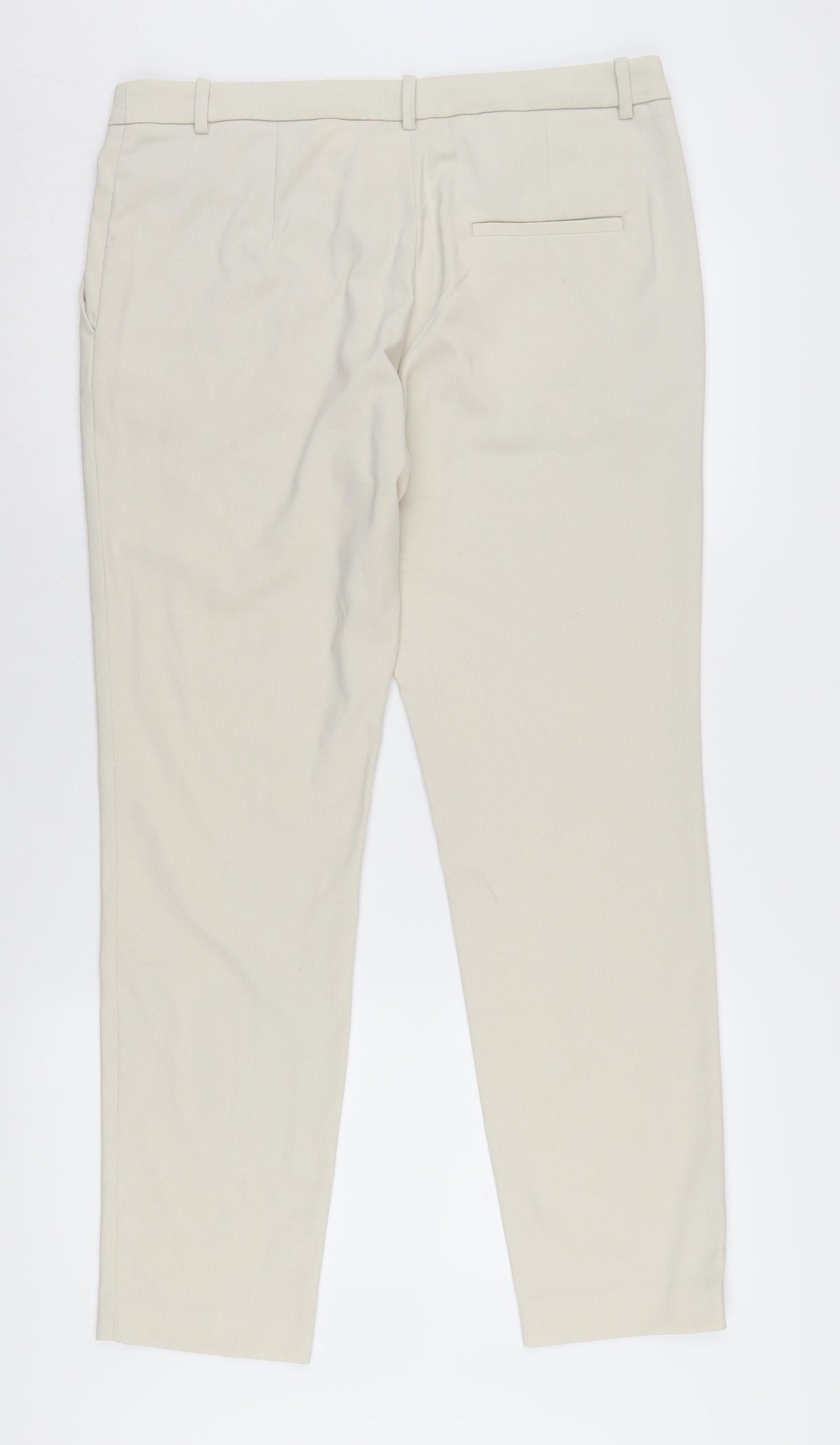 H&M Women's Beige Dress Pants Size 14