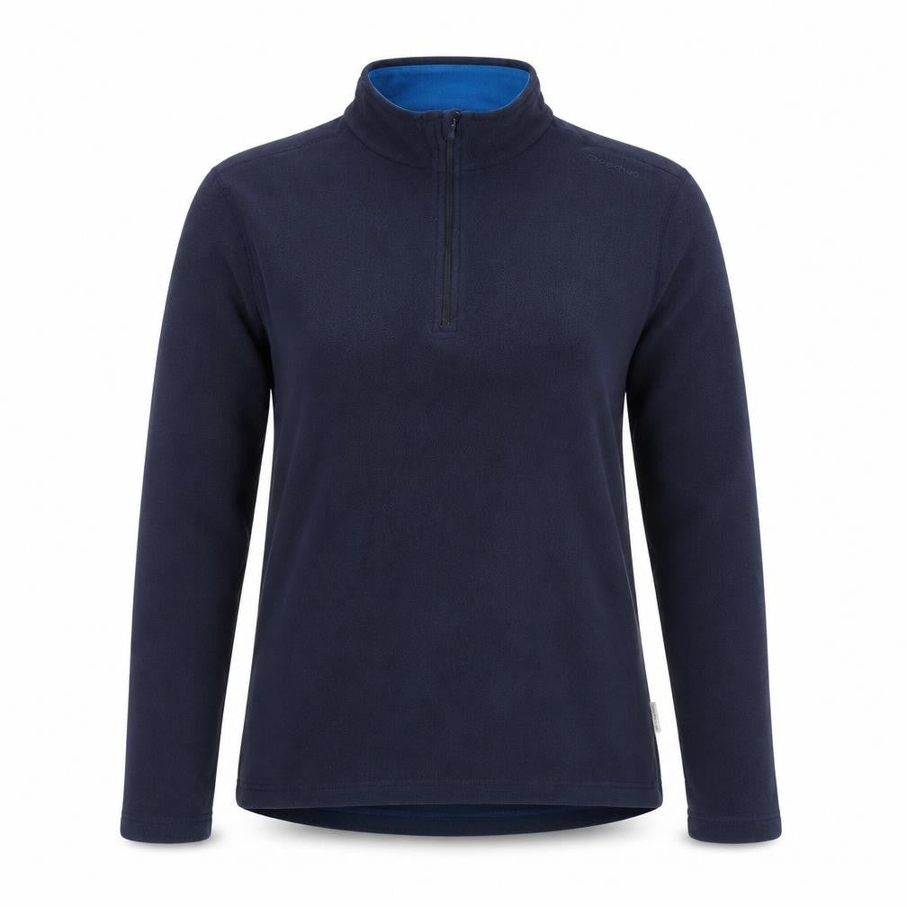 Quechua Unisex Blue Pullover Hoodie, Size 12, Lightweight
