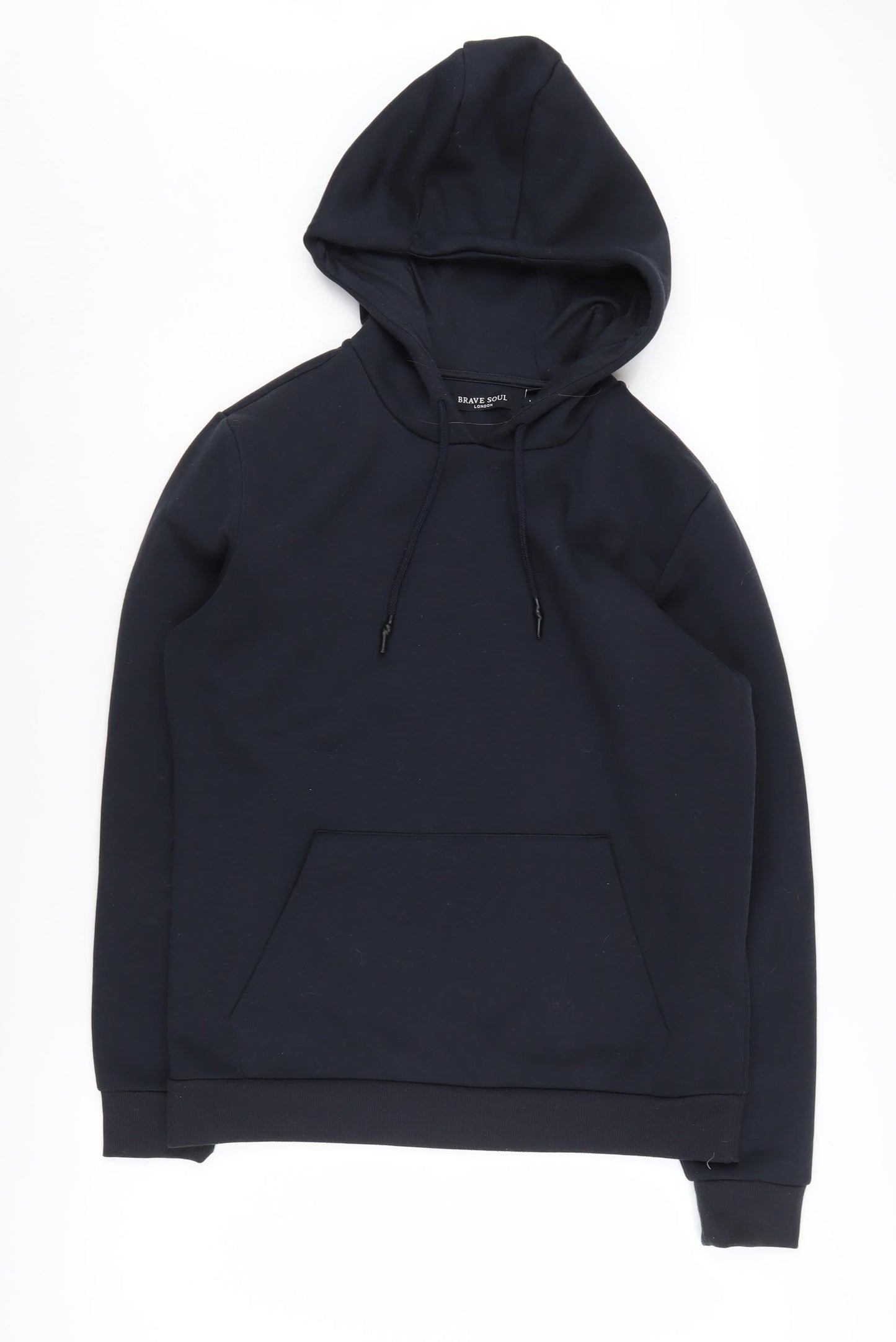 Brave Soul Men's Black Pullover Hoodie, Size M