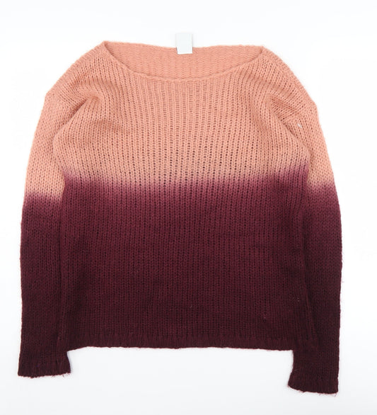 Vero Moda Women's Pink Pullover Jumper, M, Round Neck