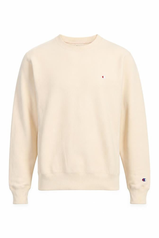 Champion Men's Beige Pullover Sweatshirt Size S