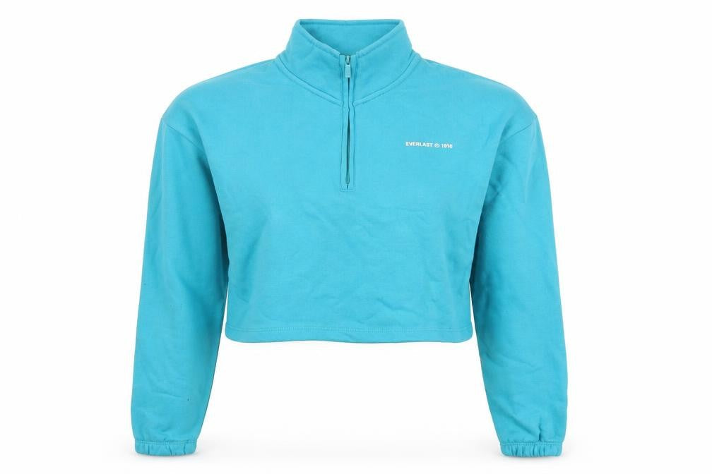 Everlast Women's Blue Henley Sweatshirt Size 12