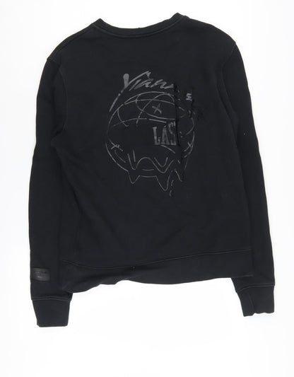 Yiannimize Mens x Everlast Black S Pullover Sweatshirt