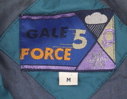 GALE Womens FORCE Blue Windbreaker Jacket M